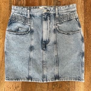 Isabel Marant Etoile Hondo Light Denim Mini Skirt FR36/US4